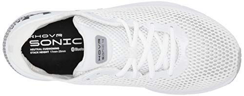 Under Armour HOVR Sonic 46, Zapatillas para Correr de Carretera Hombre, Blanco White White Black 103, 43 EU