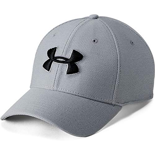 Under Armour UA Men's Heathered Blitzing 3.0, Gorra hombre, Gris (Steel / Steel / Black) , M/L