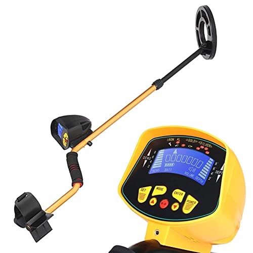 Underground Metal Detector with Waterproof Search Coil High Performance Audio Indicate LCD Display Adjustable Height Gold Digger Treasure Hunter Seeking Tool