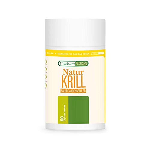 Único Aceite de Krill Puro + EPA/DHA + Astaxantina Bioasimilado | Regula los niveles de colesterol y triglicéridos | Acción cardio-protectora, antioxidante y antiinflamatoria | 60 cápsulas blandas.