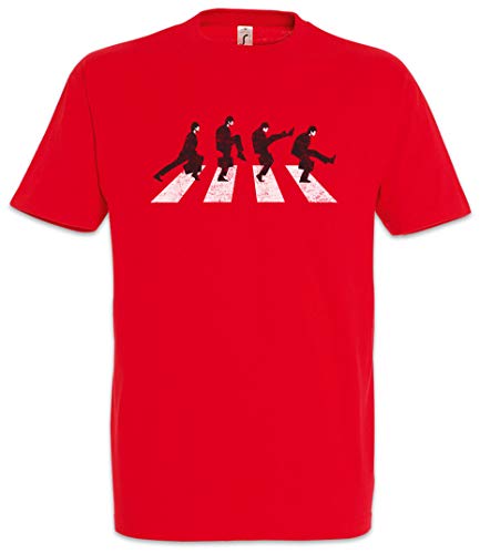 Urban Backwoods Silly Walk Road Camiseta De Hombre T-Shirt Rojo Talla M