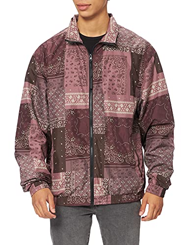 Urban Classics 90´s Track Jacket Chaqueta, Bandana AOP, XXXXXL para Hombre