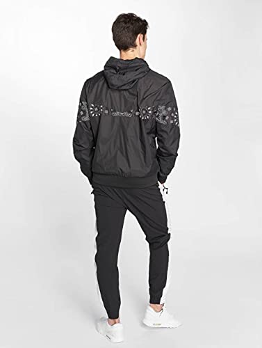 Urban Classics Advanced Arrow Windrunner Chaqueta, Blk/Blackbandana, S para Hombre