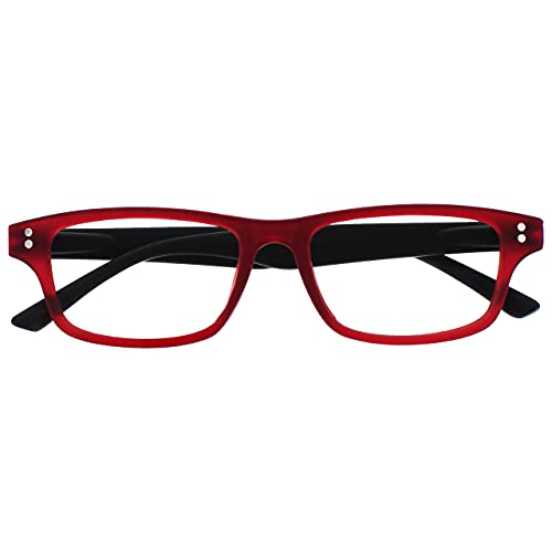 Uv Reader Goma Rojo Negro Corto De Vista Gafas Distancia Para Miopía Hombres Mujeres Uvmr033 -1,00 50 g