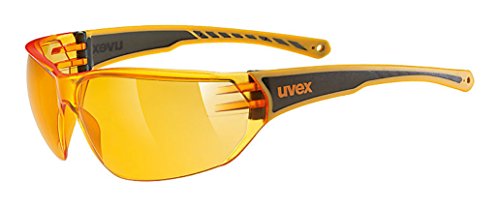 Uvex Sportbrille SGL 204 Gafas de Deporte, Unisex, Orange, One Size