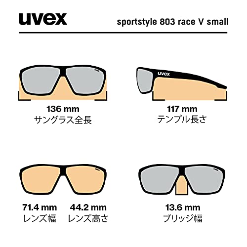 Uvex Sportstyle 803 Race s VM Gafas de Deporte, Adultos Unisex, Black, One Size