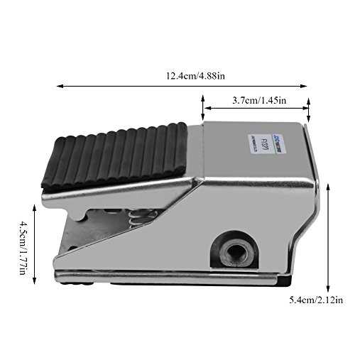 Válvula de control de presión de pie 3 vías 2 posiciones G1 / 4 Rosca Neumática Pedal neumático Interruptor