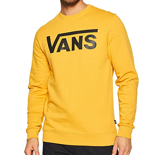 Vans Classic Crew II Sudadera, Brillo Dorado, XL para Hombre