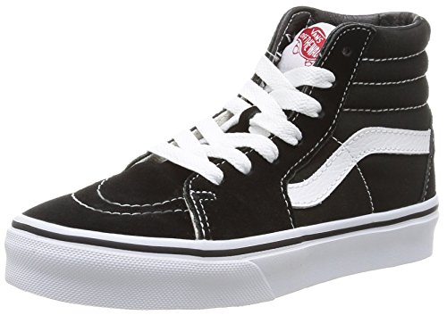 Vans K Sk8-Hi - Zapatillas Altas Infantiles, Color Negro (Black/True White), Talla 31