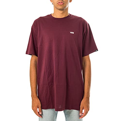 Vans Left Chest Logo tee Camiseta, Rojo (Port Royale/Whi K1o), Medium para Hombre