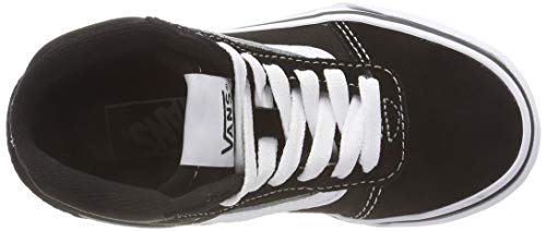 Vans Ward Hi Classic Suede/canvas Zapatillas altas Unisex Niños, Negro ((Suede/Canvas) Black/White Iju), 38 EU