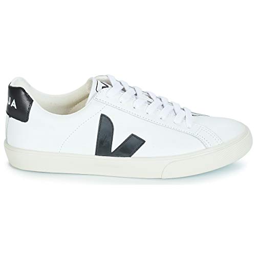 Veja Esplar Low Logo Zapatillas Moda Hombres Blanco/Negro - 43 - Zapatillas Bajas Shoes