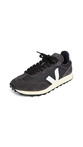 Veja Zapatillas Rio Branco Hexamesh para mujer, Negro/Blanco/Gris Oxford, 38 EU