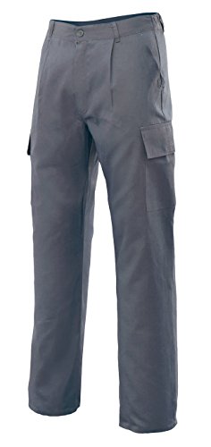 Velilla 31601 Pantalón Multibolsillos, Gris, 44