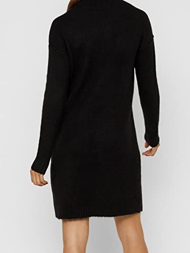 Vero Moda VMLUCI LS Rollneck Dress Noos Vestido, Negro, S para Mujer