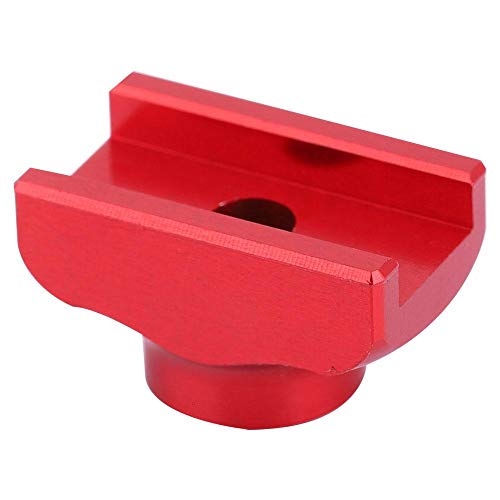 VGEBY1 Tensor de Cadena de Bicicleta, Sujetador de Ajuste de guía de Cadena de Bicicleta para Bicicleta Plegable Bicicleta de una Sola Velocidad Fixie(Rojo)