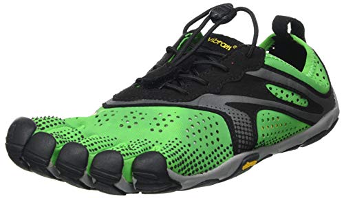 Vibram V-Run, Zapatillas Hombre, Green/Black, 43 EU