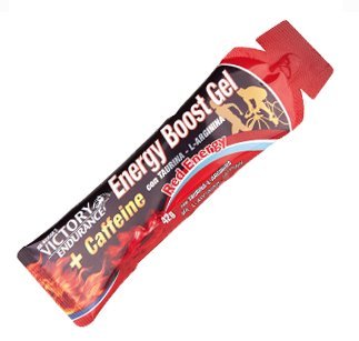 Victory Endurance Gel Energy Boost 24 x 42g Red Energy Cafeína