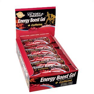 Victory Endurance Gel Energy Boost 24 x 42g Red Energy Cafeína