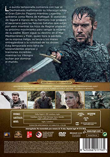 Vikingos Temporada 5 Volumen 1 [DVD]