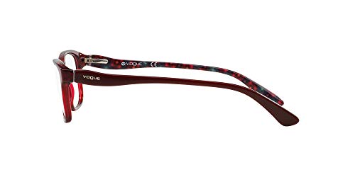 Vogue 0Vo2908 Monturas de gafas, Transparent Bordeaux, 51 para Mujer