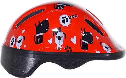 WeeRide Casco de Bicicleta Casco bebé, Bebés Unisex, Rojo, XXS