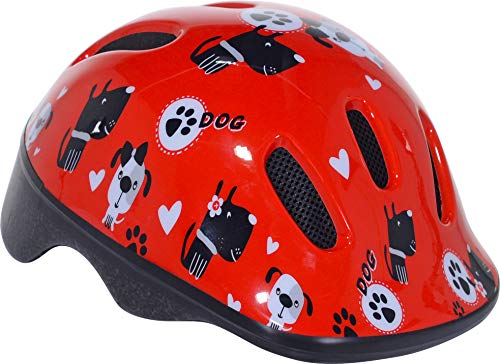 WeeRide Casco de Bicicleta Casco bebé, Bebés Unisex, Rojo, XXS