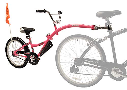 Weeride Co-Pilot Bicicleta Semi-tándem, Niños, Rosa, Mediano