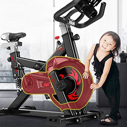 WEI-LUONG plegable Bicicleta de ejercicio de ciclismo indoor, manillar ajustable del asiento Resistencia, inteligente App ordenador lee Calorías velocidad Distancia Tiempo Sensores del ritmo cardíaco,