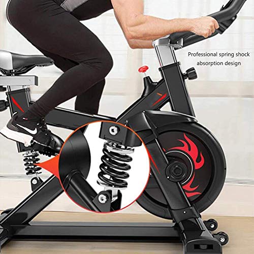 WEI-LUONG plegable Bicicleta de ejercicio de ciclismo indoor, manillar ajustable del asiento Resistencia, inteligente App ordenador lee Calorías velocidad Distancia Tiempo Sensores del ritmo cardíaco,