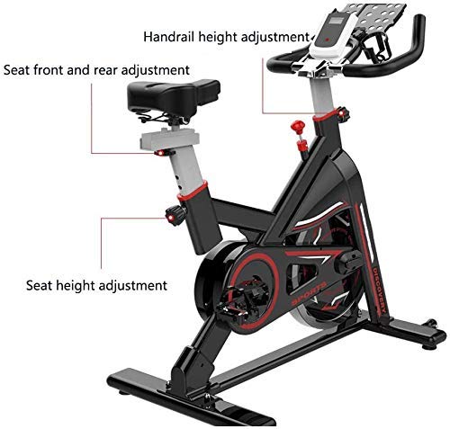 WEI-LUONG plegable Bicicleta de ejercicio de ciclismo indoor, manillar ajustable del asiento Resistencia, inteligente App ordenador lee velocidad Distancia Tiempo etc, Rotar electromagnética de bicicl