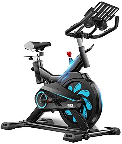 WEI-LUONG Plegable Bicicleta de Ejercicio de Ciclismo Indoor, Manillar Ajustable y Asiento, Inteligente App Ordenador Lee Calorías Velocidad Distancia Tiempo Sensores del Ritmo cardíaco, Bicicleta de