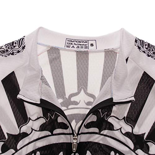 Weimostar Maillot de ciclismo para hombre, camiseta de ciclismo, parte superior transpirable, de verano, manga corta