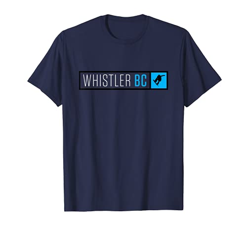 Whistler British Columbia - Caja de snowboard Camiseta
