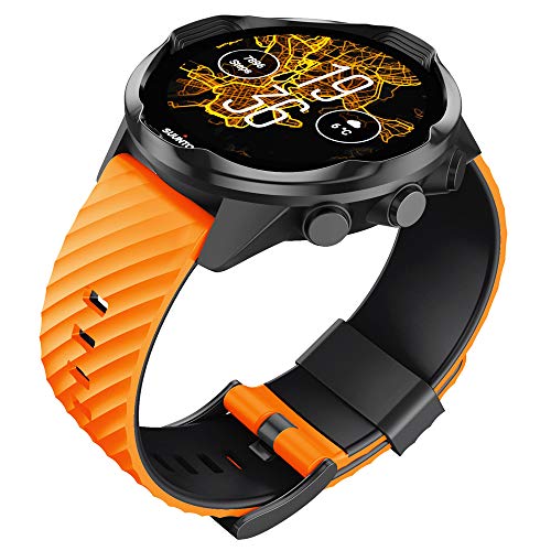 WIIKAI Pulsera de Repuesto Compatible para suunto 7/9/9 baro/Spartan Sport/D5 Silicona Reloj de Pulsera,