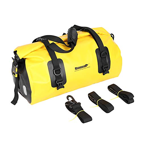 WILDKEN Bolsas Portaequipajes Bolsa de Bicicleta Impermeable Bolsa de Asiento de Bicicleta Bolsa de Correa de Hombro Maleta para Bicicleta de Montaña de Carrera (Amarillo)