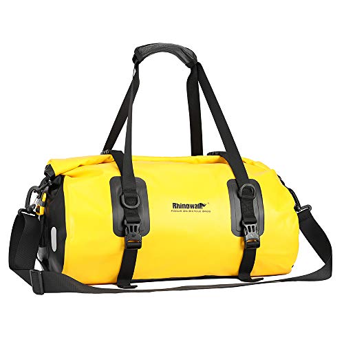 WILDKEN Bolsas Portaequipajes Bolsa de Bicicleta Impermeable Bolsa de Asiento de Bicicleta Bolsa de Correa de Hombro Maleta para Bicicleta de Montaña de Carrera (Amarillo)