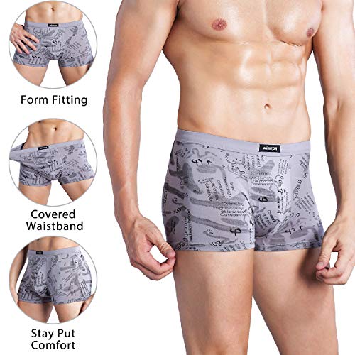 wirarpa - Boxers de Microfibra Transpirables para Hombre, Multipack - Multi - Large