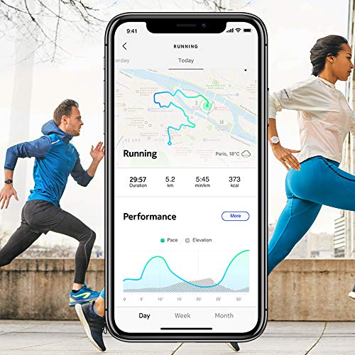 Withings Move ECG - Monitor de actividad y de sueño con monitor de ECG, GPS conectado y resistente al agua