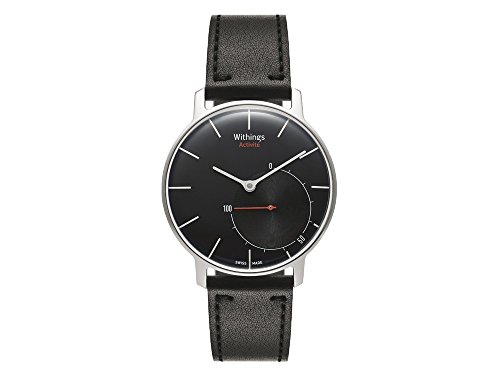 Withings Watch with Activity Tracking Schweizer Uhr als Aktivitäts und Schlafüberwachung für Los - Pulsómetro, Color Negro, Talla n/a