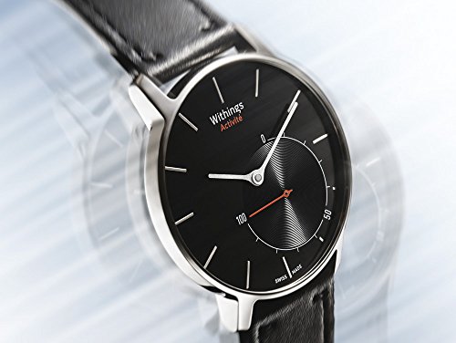 Withings Watch with Activity Tracking Schweizer Uhr als Aktivitäts und Schlafüberwachung für Los - Pulsómetro, Color Negro, Talla n/a