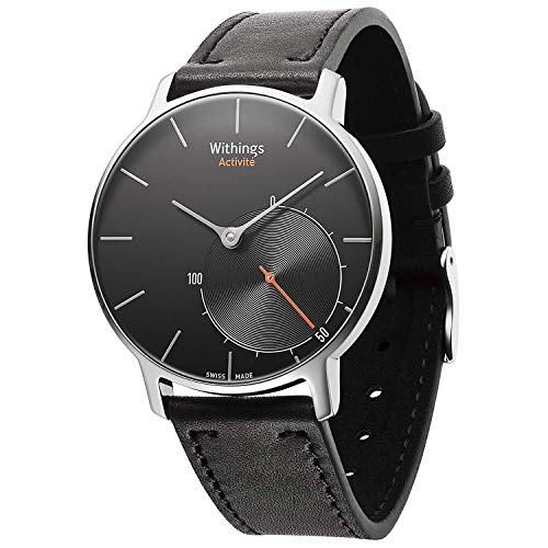 Withings Watch with Activity Tracking Schweizer Uhr als Aktivitäts und Schlafüberwachung für Los - Pulsómetro, Color Negro, Talla n/a