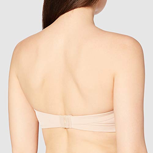 Wonderbra Perfect Strapless BH Sujetador, Beige, 95D (Talla Fabricante: 95D) para Mujer