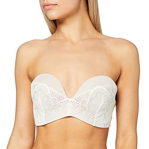 Wonderbra Ultimate Silhouette Strapless, Sujetador Bandeau para Mujer, IVORY 1308, 100D (Taille fabricant: Taille fabricant 100D)