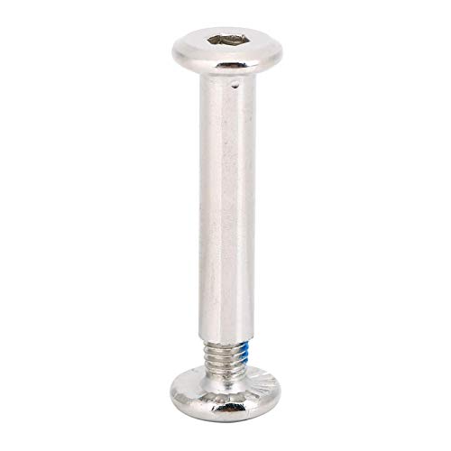 Wosune Tornillo de Hierro para Patinaje en línea, 10 Tornillos para Patines en línea, Accesorios para Patines, Ejes de Rueda, Hardware de 4 mm, diámetro del(Inner Length 31mm)