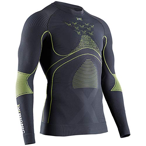 X-Bionic Camiseta Ml C/Redondo Energy Accumulator 4.0 Hombre Gris