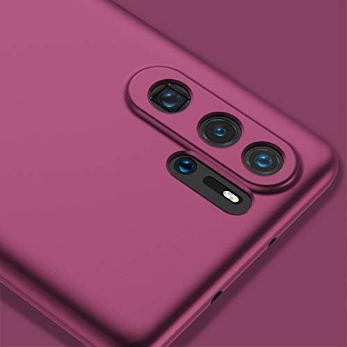 X-level Funda para Huawei P30 Pro, Carcasa para Huawei P30 Pro Suave TPU Gel Silicona Ultra Fina Anti-Arañazos y Protección a Bordes Funda Phone Case para Huawei P30 Pro - Vino Rojo