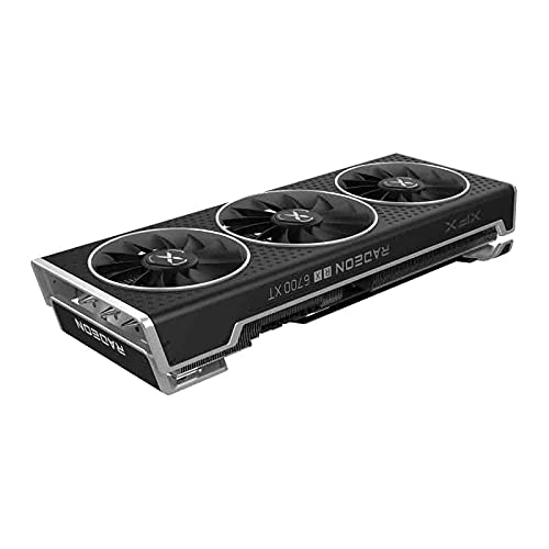 XFX Speedster QICK319 AMD Radeon RX 6700 XT - Tarjeta gráfica para Juegos (12 GB, GDDR6, HDMI 3xDP, AMD RDNA 2 RX-67XTYPBDP)