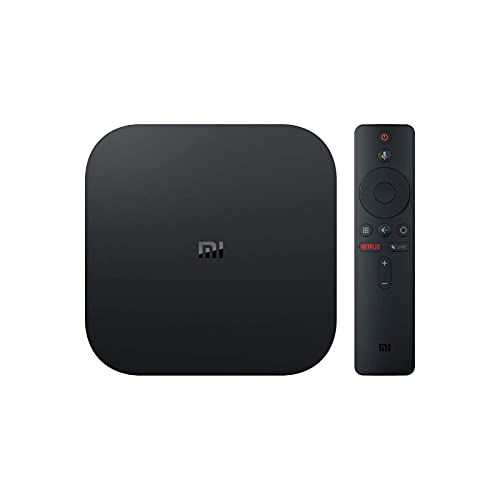 Xiaomi MI TV Box S - Reproductor Streaming en 4K Ultra HD, Bluetooth, Wi-Fi, Negro