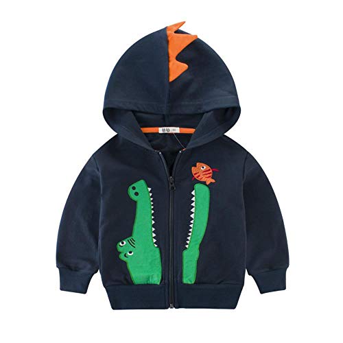 XIELH Ropa para Niños Chaqueta De Otoño para Niños Ropa para Niños Al por Mayor Suéter De Bebé Cardigan, Azul, 90Cm